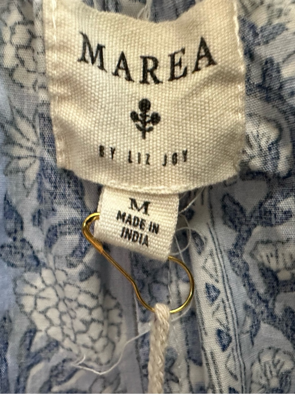 NEW Marea by Liz Joy Sophie dress. M. Atlantic Wisteria. NWOT - Picture 10 of 10